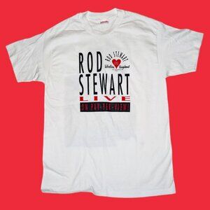 DEADSTOCK 1992 Rod Stewart Live on Pay Per View Tshirt!